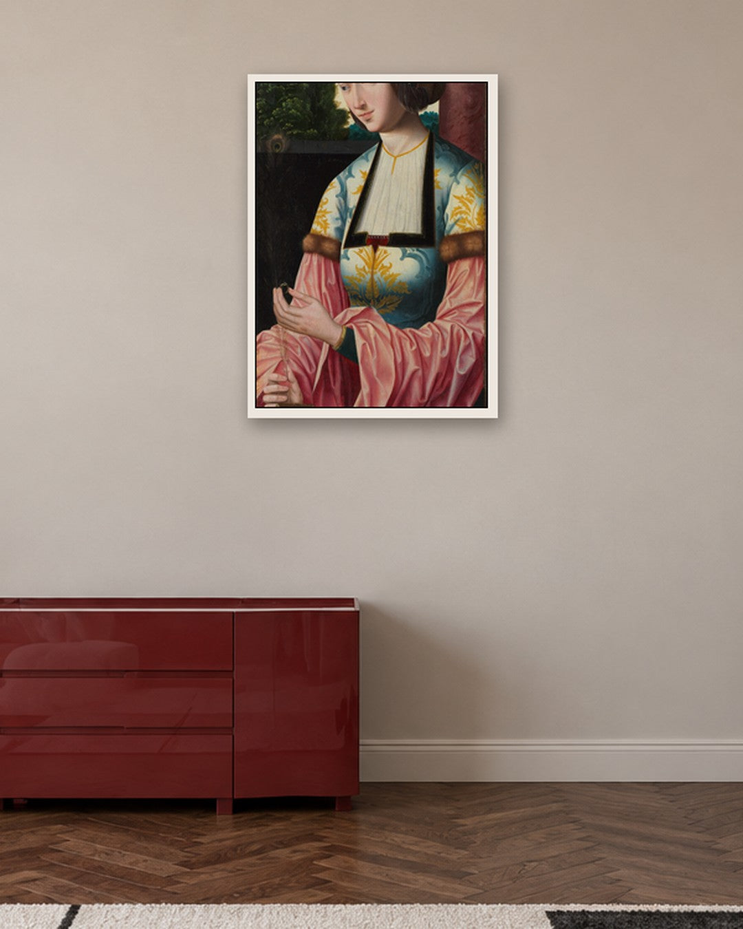 Renaissance Masters - Renaissance Masterpiece No. 112 - white frame in a room