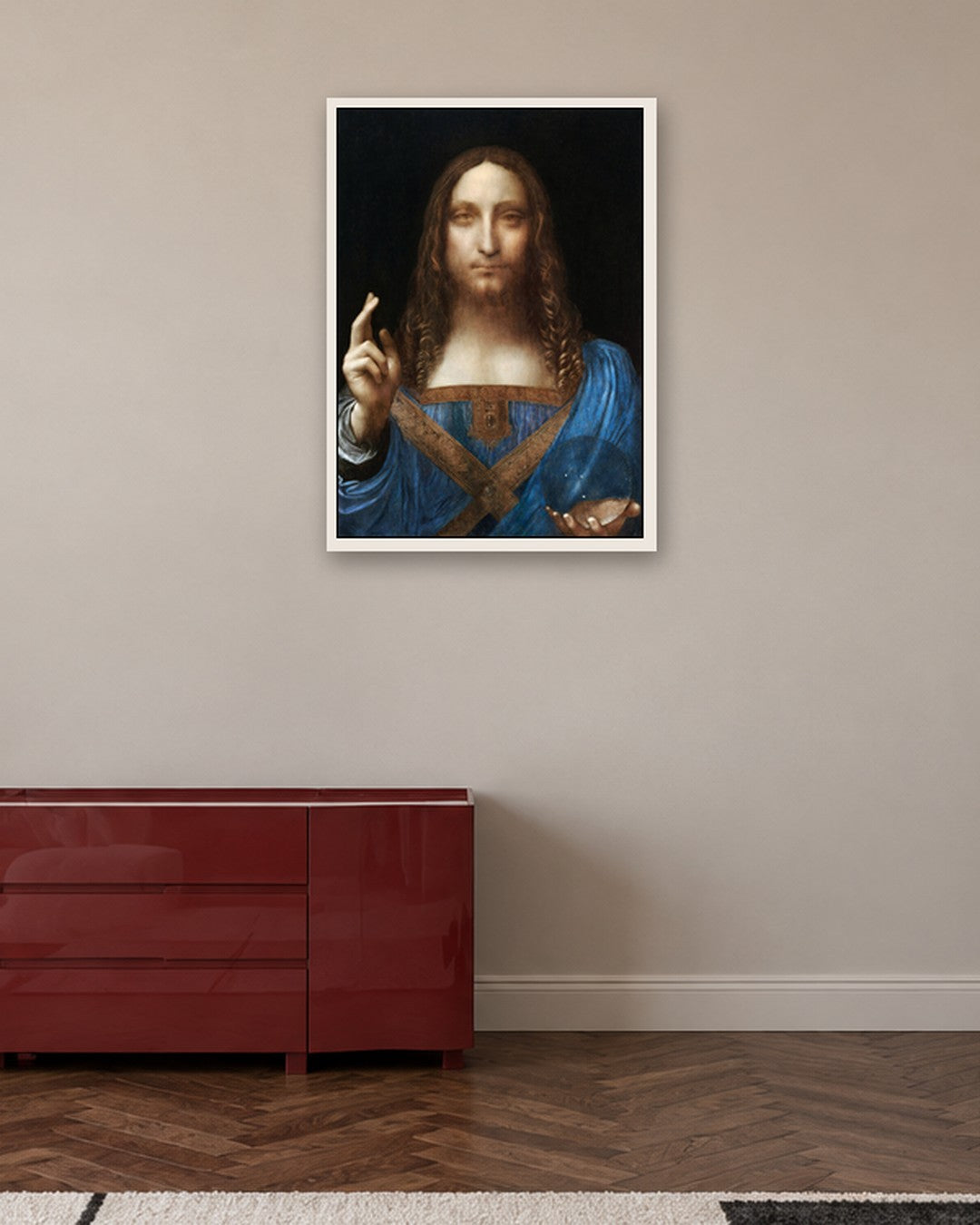 Renaissance Masters - Renaissance Masterpiece No. 337 - white frame in a room