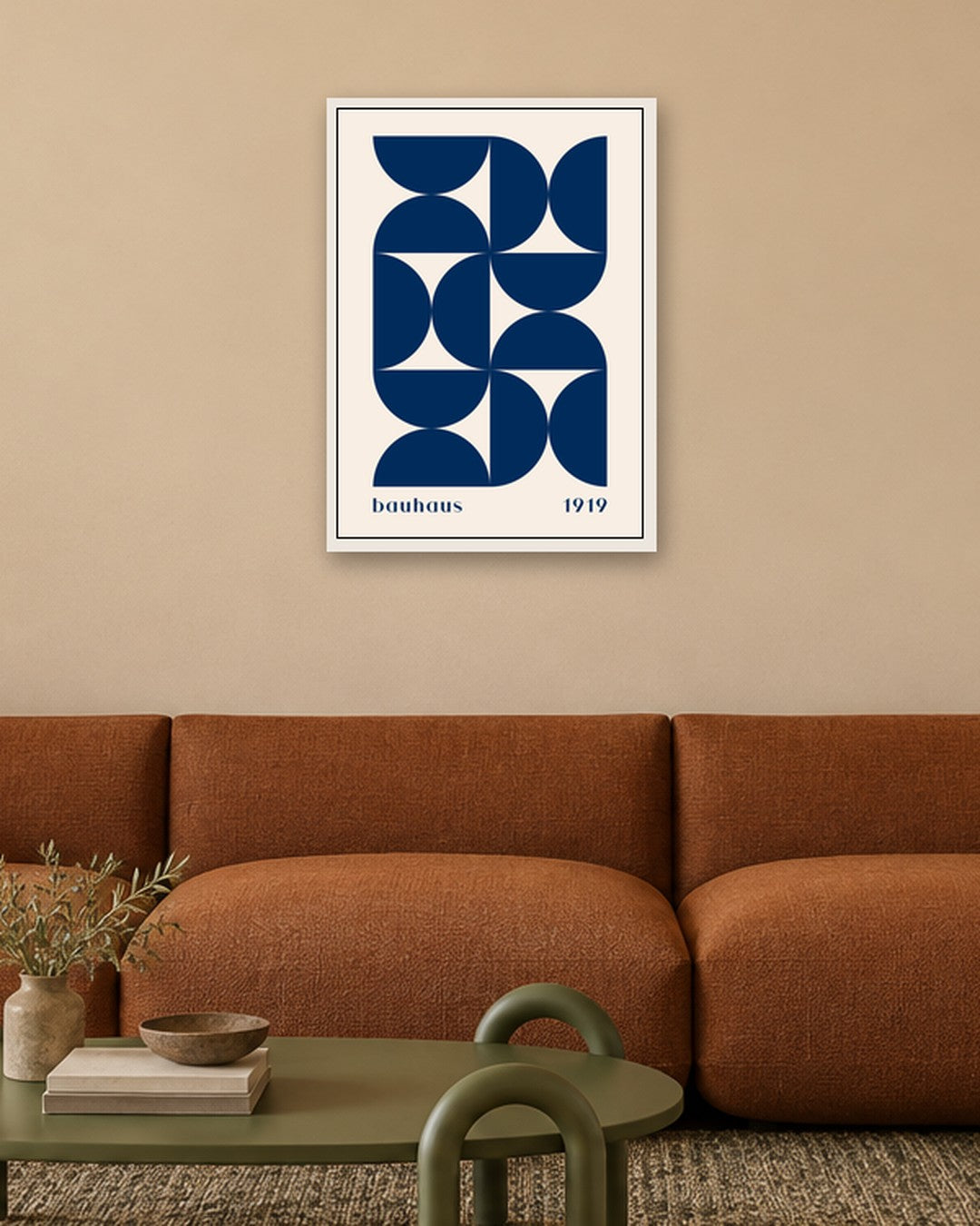 Bauhaus - Poster No. 33 - white frame in a room