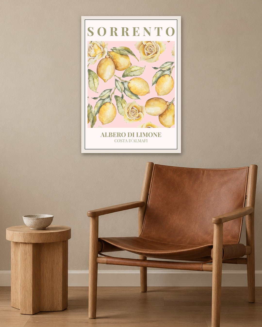 Sorrento - Albero di Limone - white frame in a room