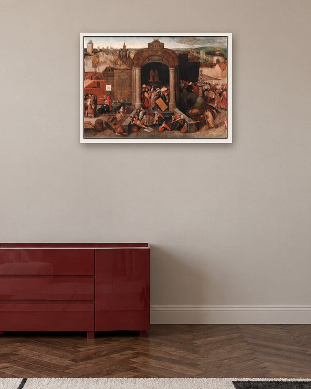 Renaissance Masters - Renaissance Masterpiece No. 191 - white frame in a room