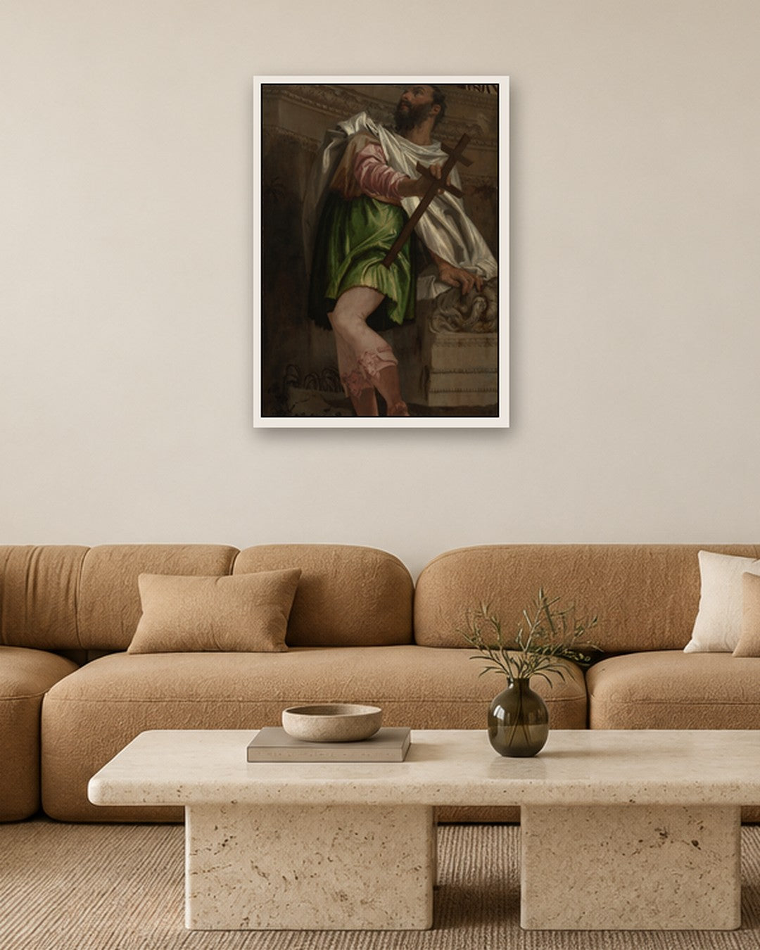 Renaissance Masters - Renaissance Masterpiece No. 32 - white frame in a room