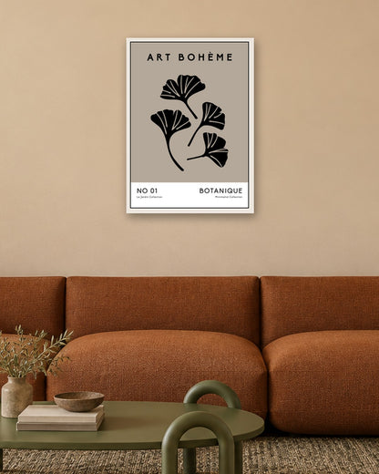 SENT Studio - Bohemian Poster No. 57 - white frame in a room