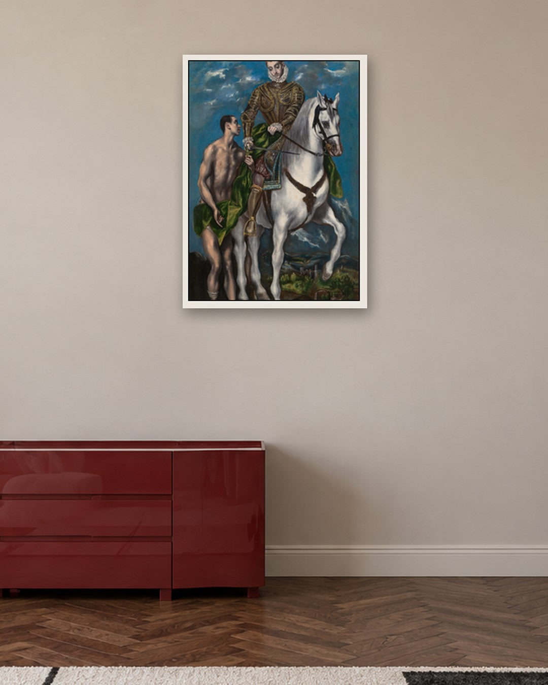 Renaissance Masters - Renaissance Masterpiece No. 183 - white frame in a room
