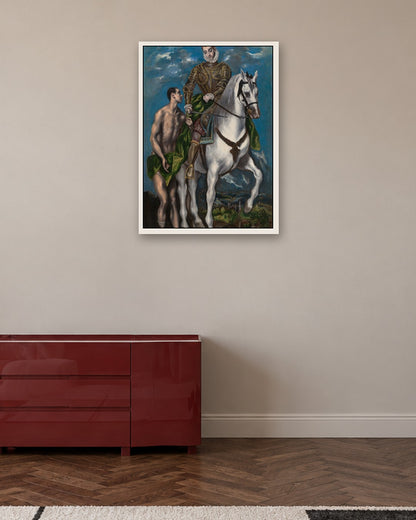 Renaissance Masters - Renaissance Masterpiece No. 183 - white frame in a room