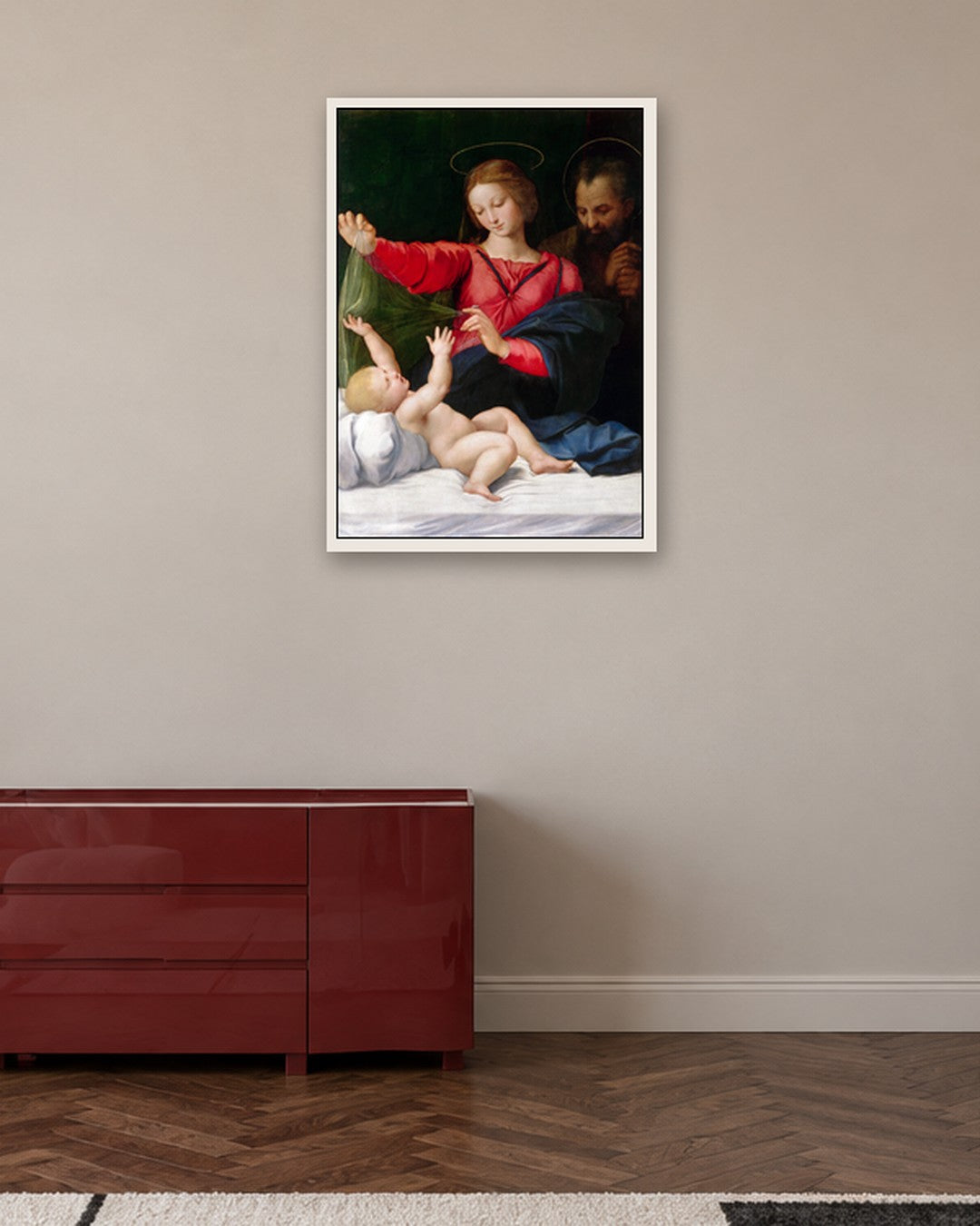 Renaissance Masters - Renaissance Masterpiece No. 326 - white frame in a room