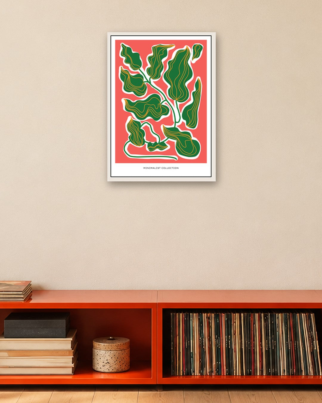 SENT Studio - Aesthetic Poster No. 15 - white frame in a room