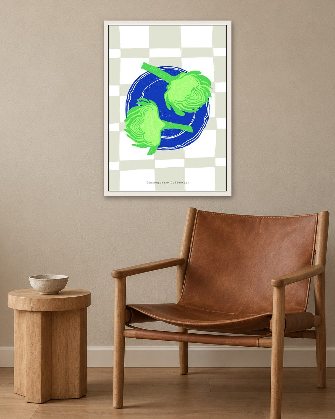 SENT Studio - Cravings Poster No. 27 - white frame in a room
