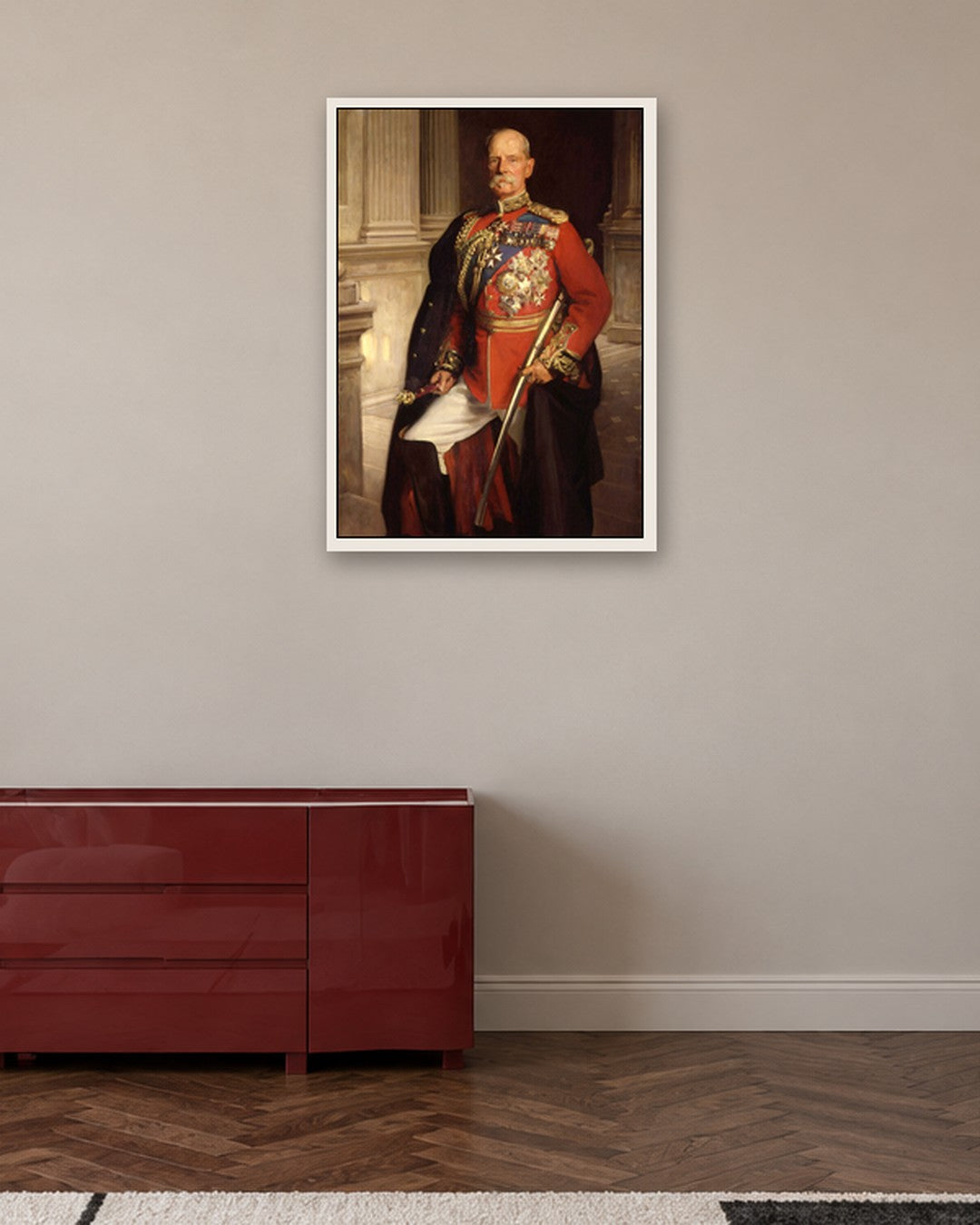 Renaissance Masters - Renaissance Masterpiece No. 250 - white frame in a room