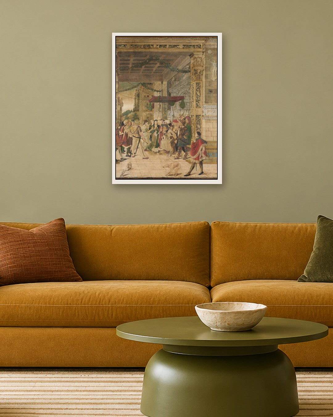 Renaissance Masters - Renaissance Masterpiece No. 139 - white frame in a room