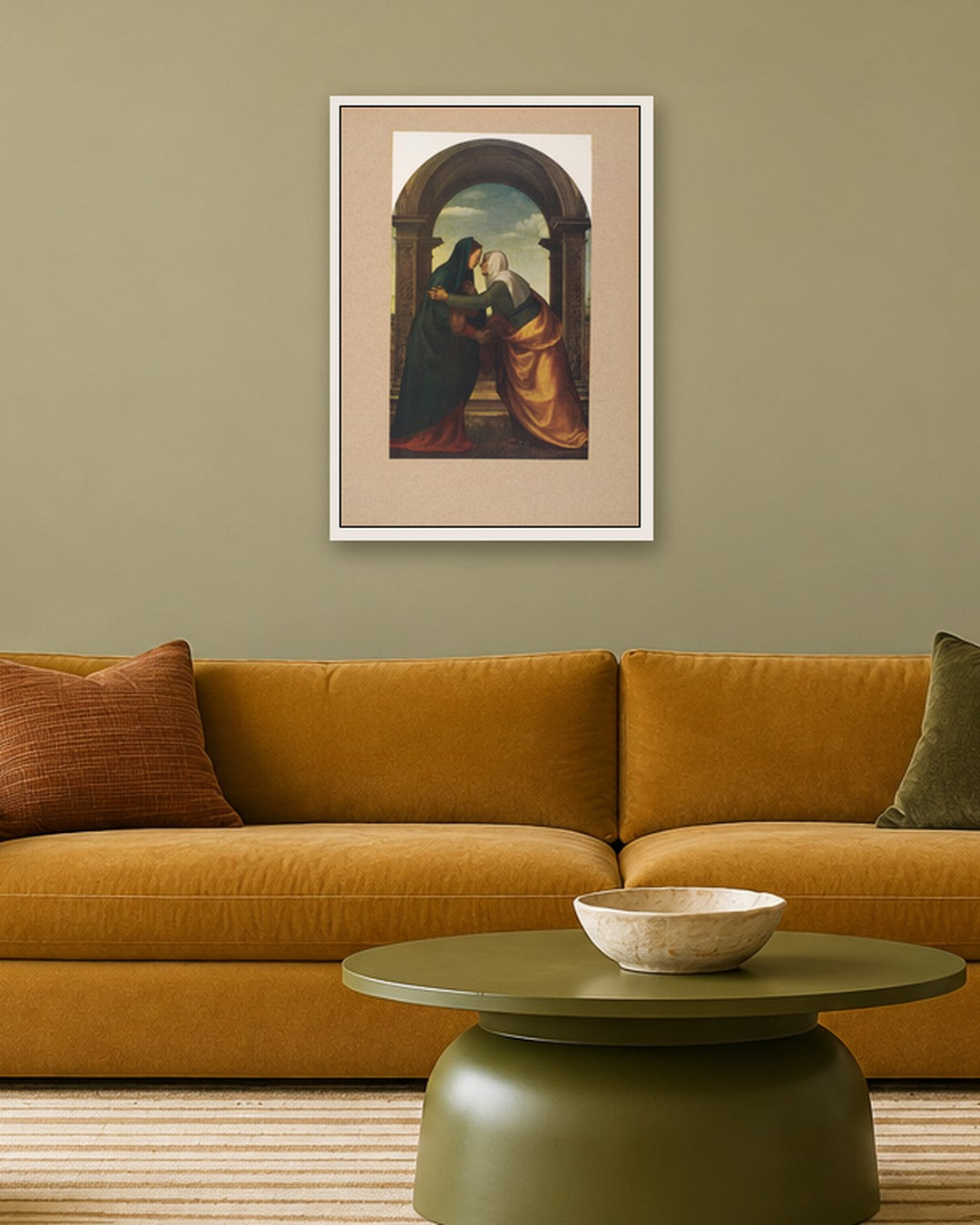 Renaissance Masters - Renaissance Masterpiece No. 381 - white frame in a room