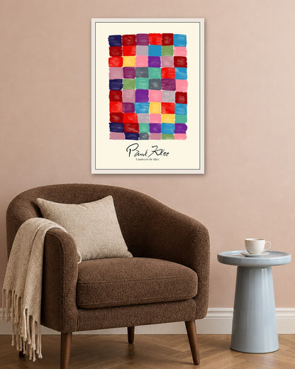 SENT Studio - Colour Squares - white frame in a room