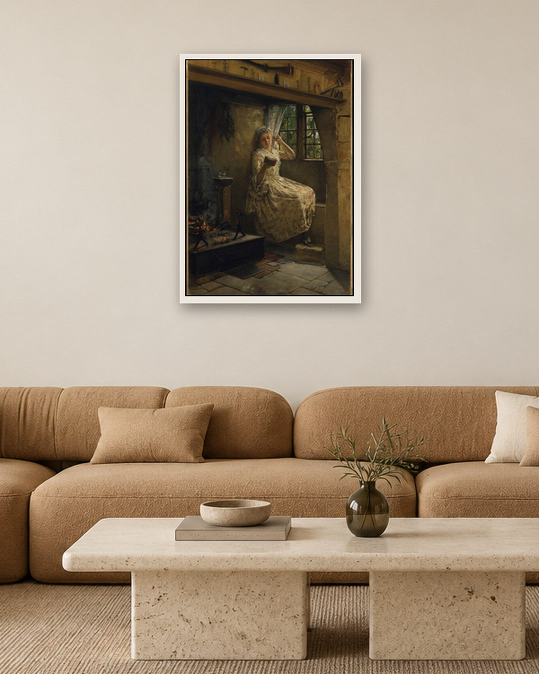Renaissance Masters - Renaissance Masterpiece No. 232 - white frame in a room