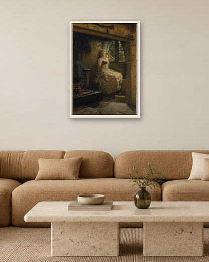 Renaissance Masters - Renaissance Masterpiece No. 232 - white frame in a room