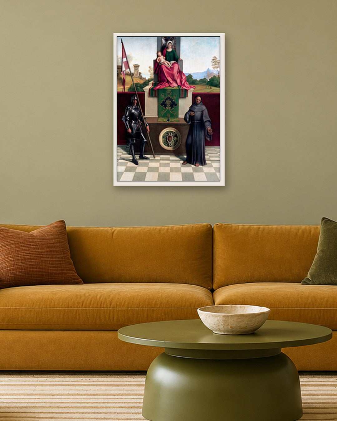 Renaissance Masters - Renaissance Masterpiece No. 280 - white frame in a room