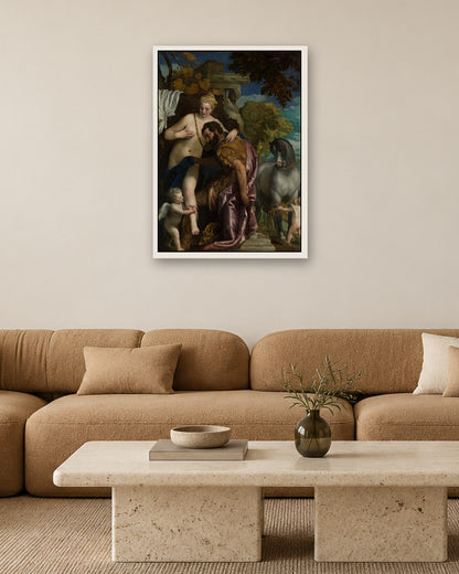 Renaissance Masters - Renaissance Masterpiece No. 132 - white frame in a room