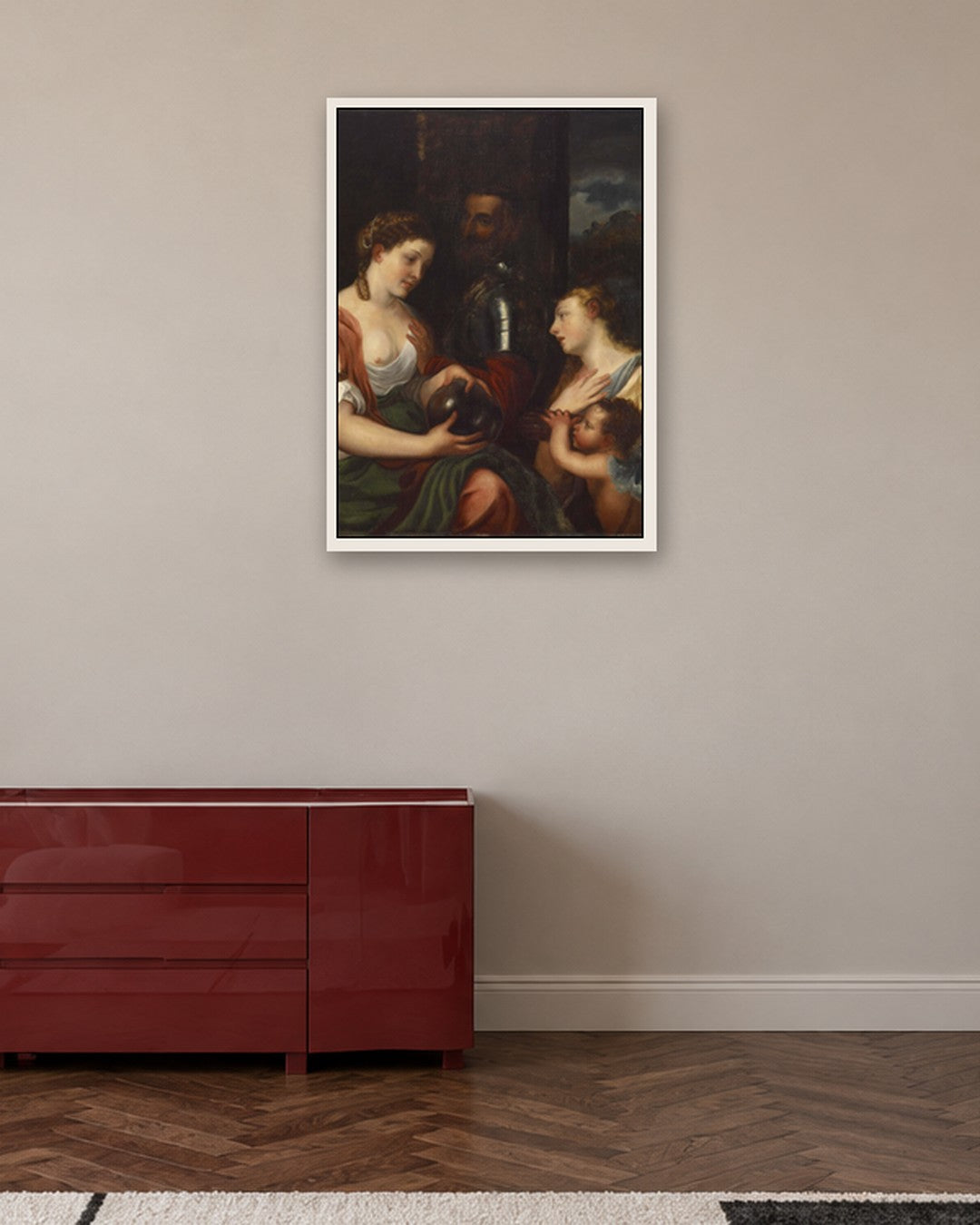 Renaissance Masters - Renaissance Masterpiece No. 76 - white frame in a room