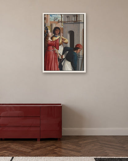 Renaissance Masters - Renaissance Masterpiece No. 66 - white frame in a room