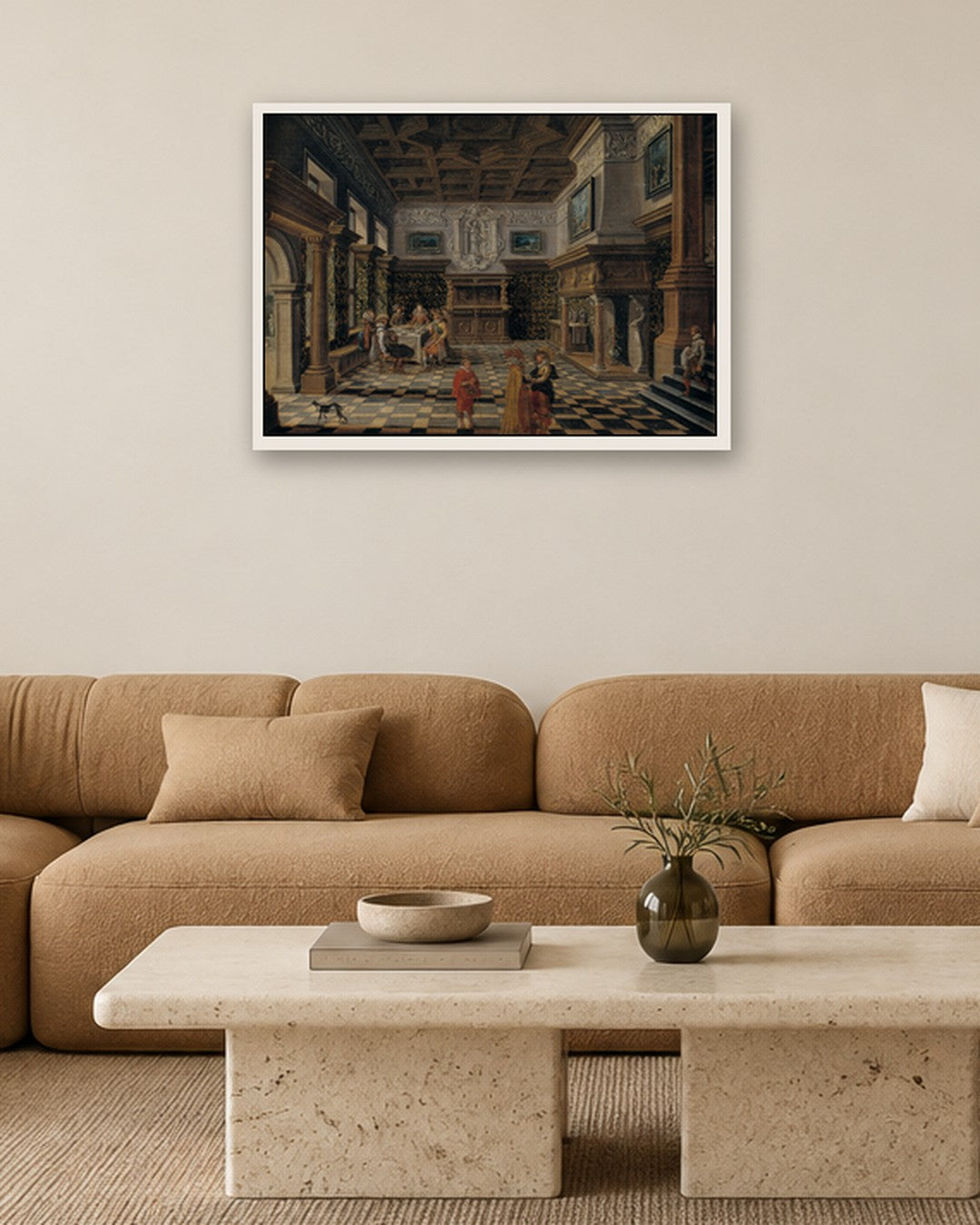 Renaissance Masters - Renaissance Masterpiece No. 190 - white frame in a room