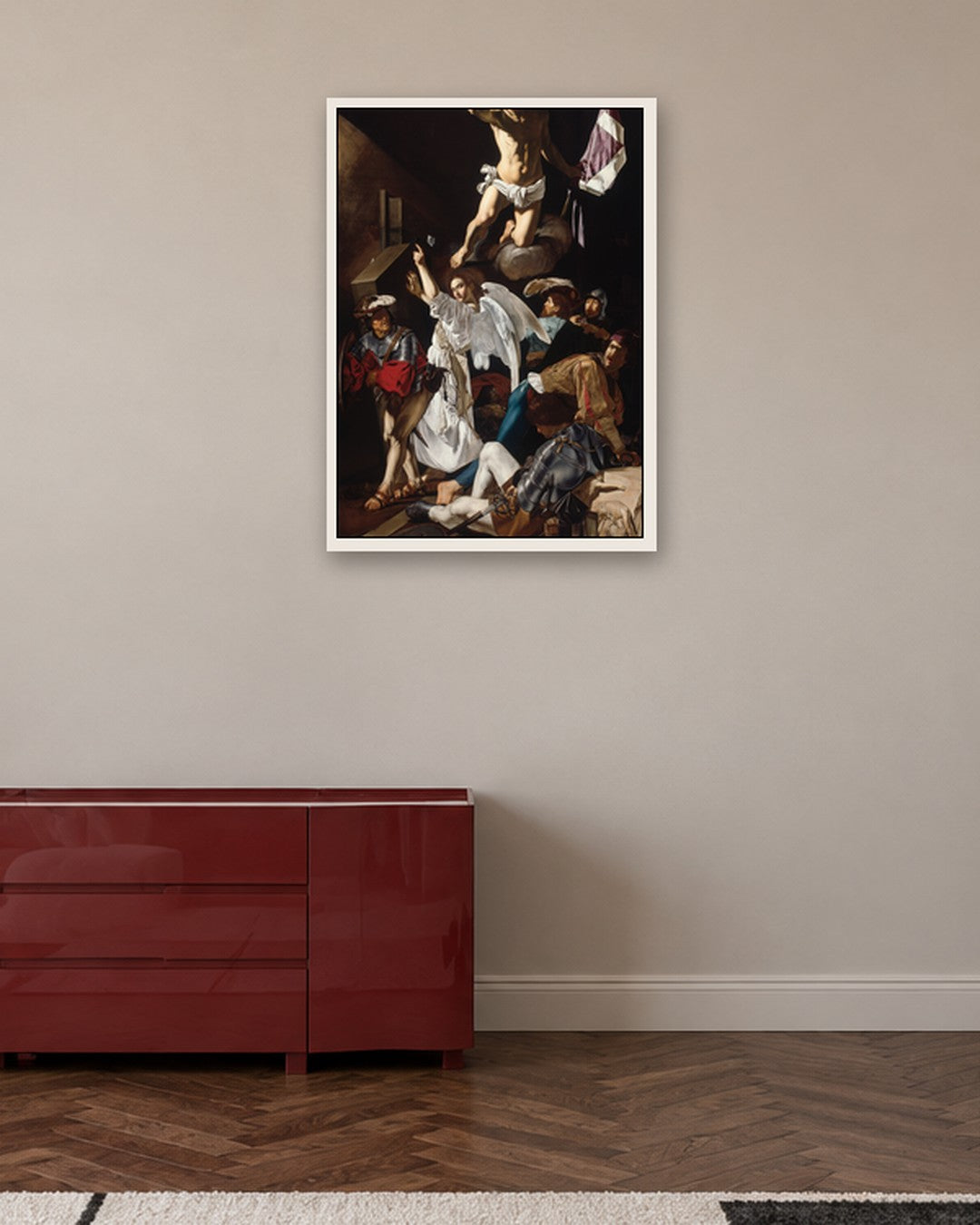 Renaissance Masters - Renaissance Masterpiece No. 185 - white frame in a room