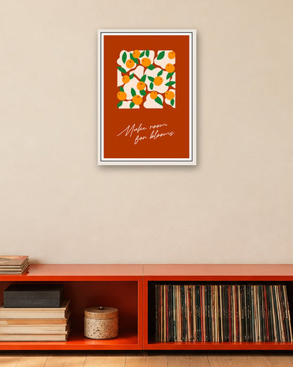 SENT Studio - Artistic Poster No. 20 - white frame in a room