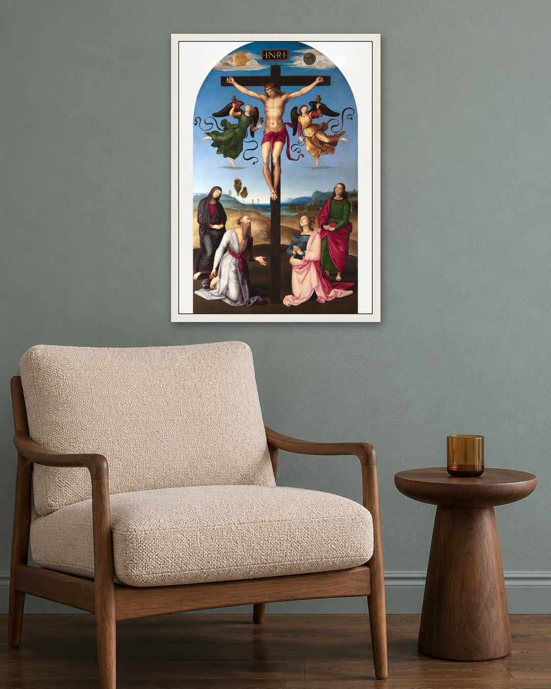 Renaissance Masters - Renaissance Masterpiece No. 324 - white frame in a room