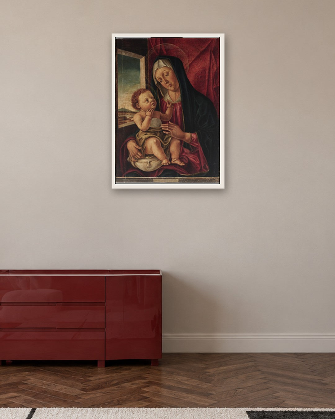 Renaissance Masters - Renaissance Masterpiece No. 60 - white frame in a room