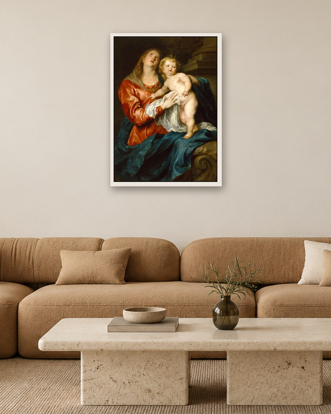 Renaissance Masters - Renaissance Masterpiece No. 73 - white frame in a room