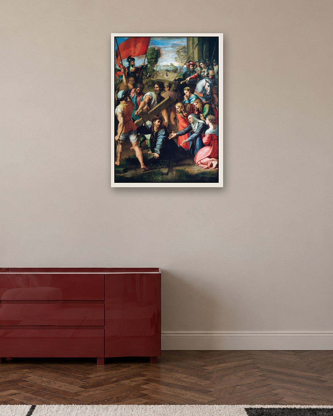 Renaissance Masters - Renaissance Masterpiece No. 298 - white frame in a room