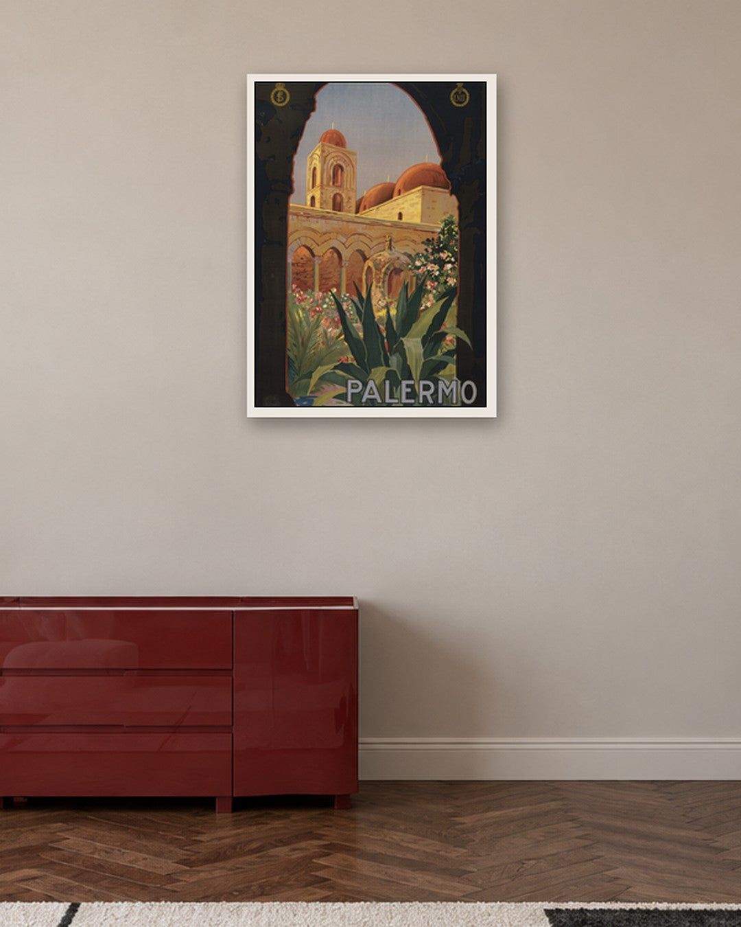 Palermo - Sicilia - white frame in a room