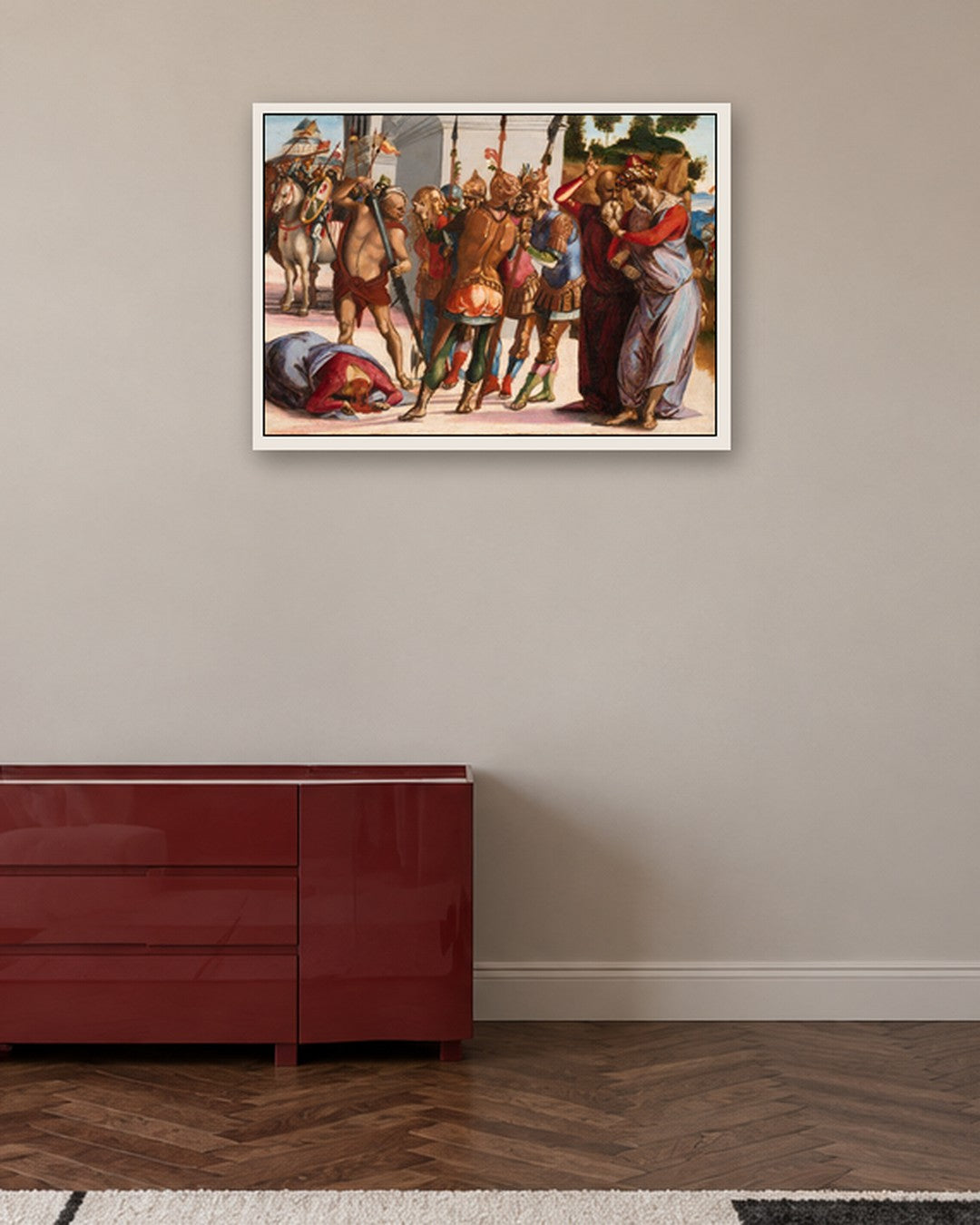 Renaissance Masters - Renaissance Masterpiece No. 94 - white frame in a room