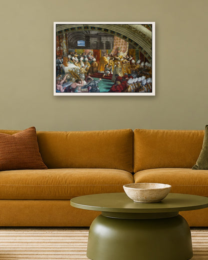 Renaissance Masters - Renaissance Masterpiece No. 253 - white frame in a room