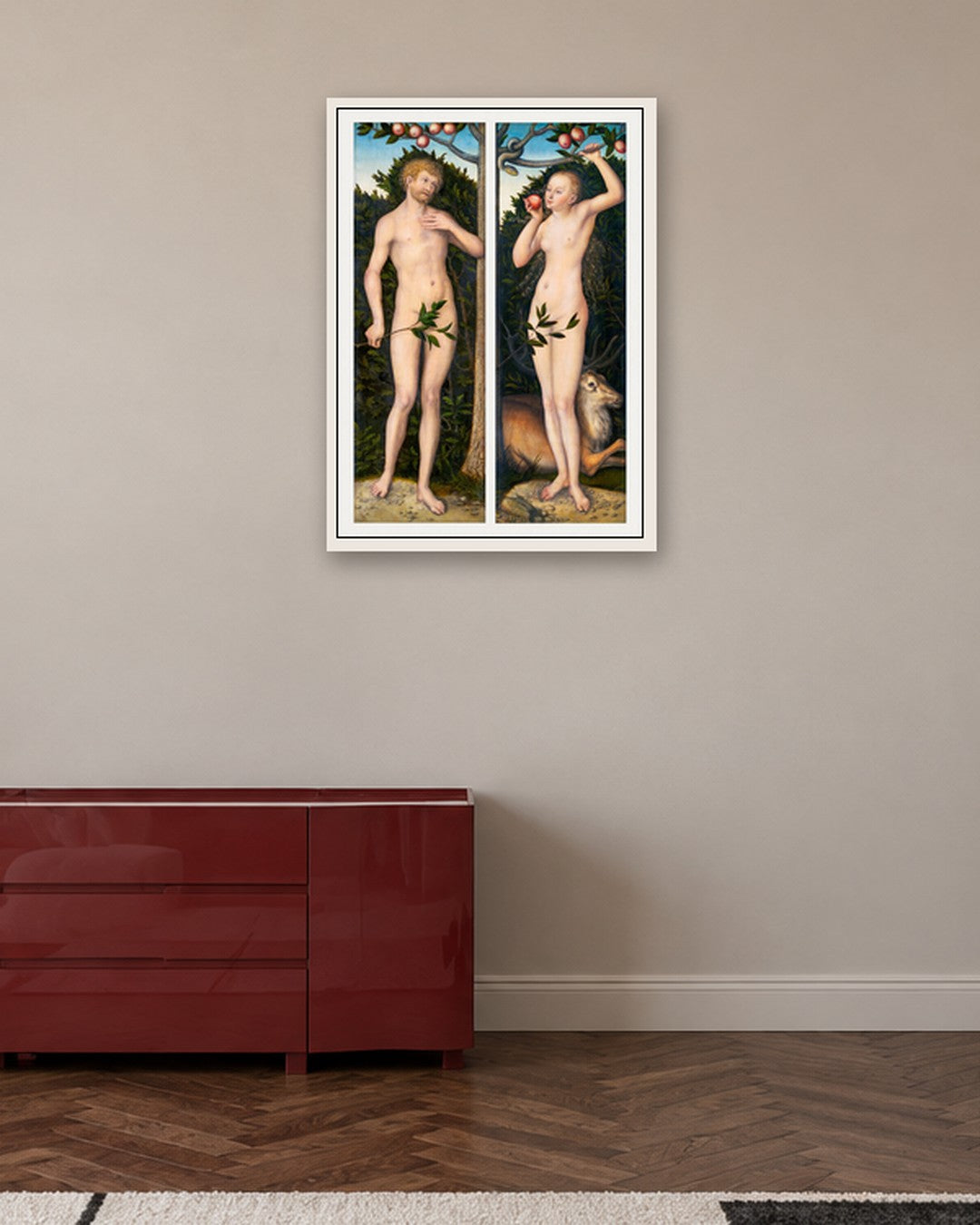 Renaissance Masters - Renaissance Masterpiece No. 273 - white frame in a room