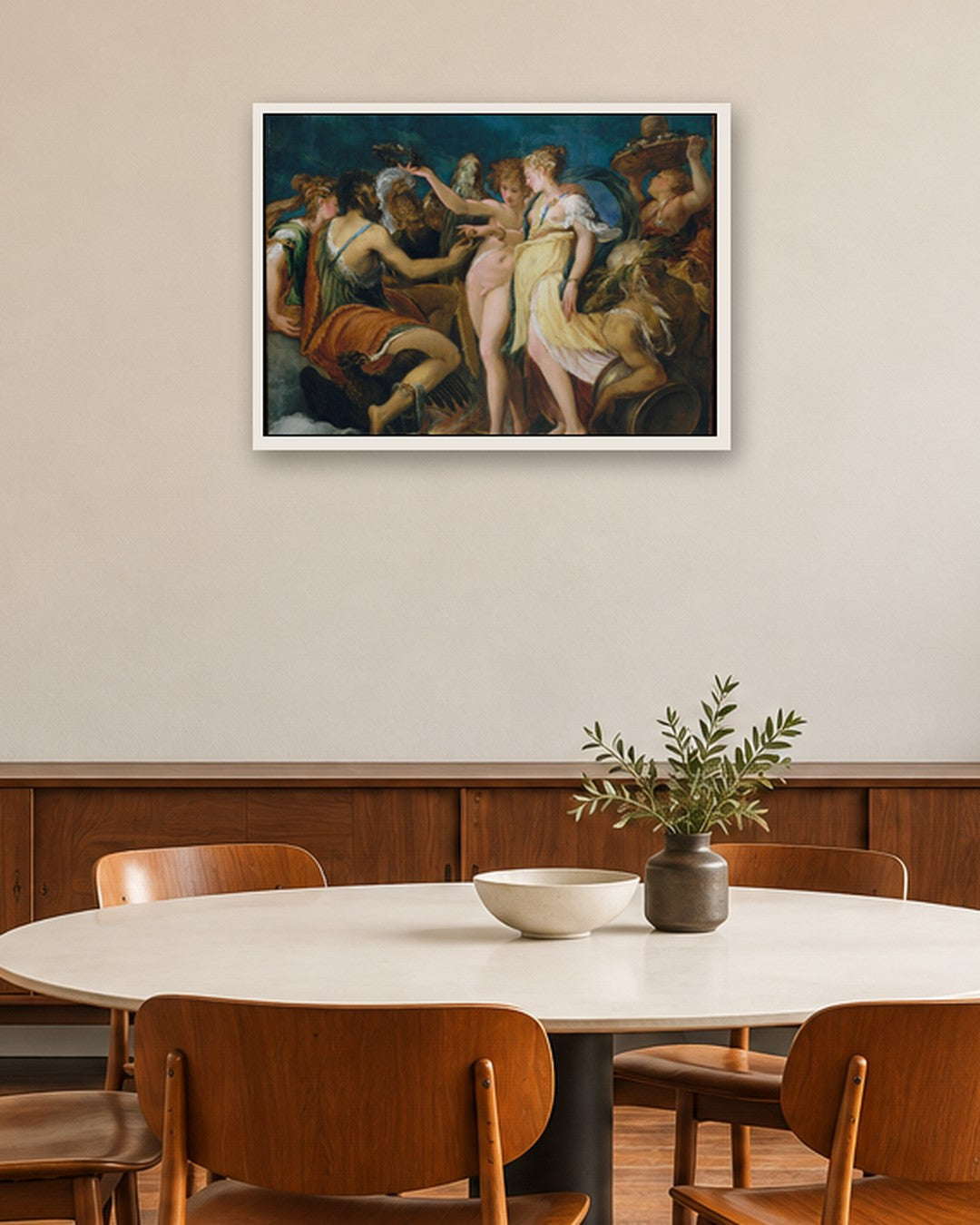 Renaissance Masters - Renaissance Masterpiece No. 242 - white frame in a room
