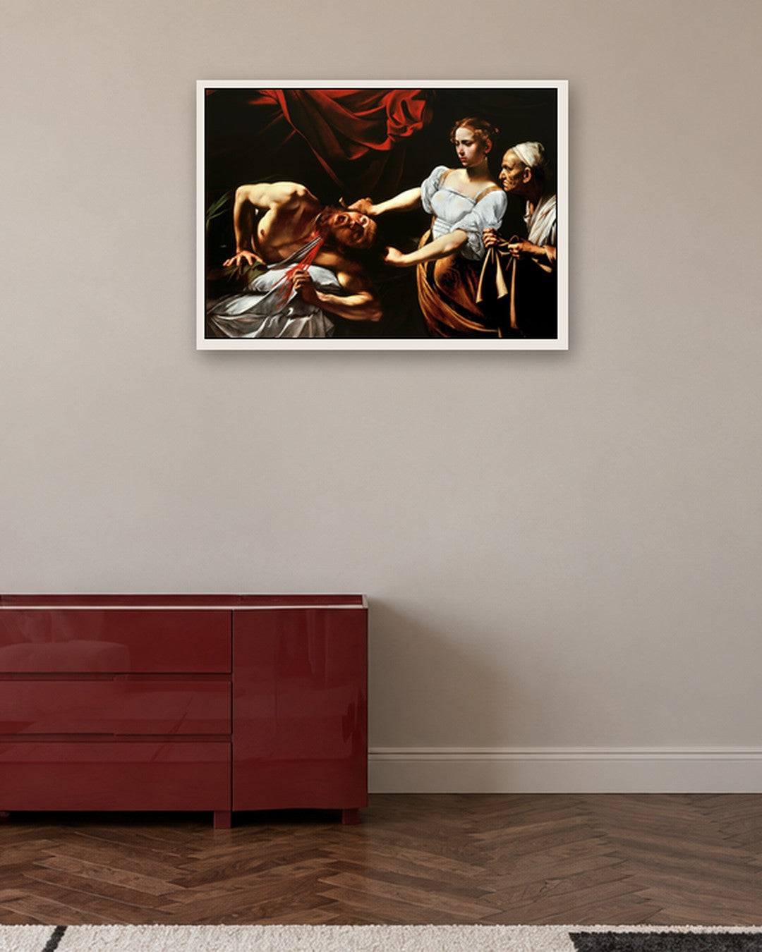 Renaissance Masters - Renaissance Masterpiece No. 345 - white frame in a room