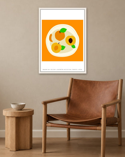 SENT Studio - Artistic Poster No. 21 - white frame in a room