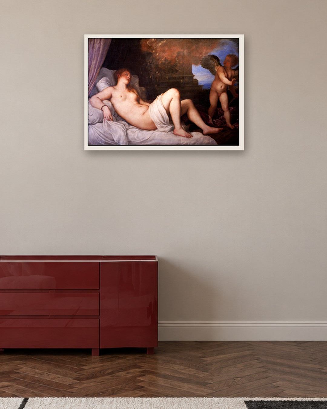 Renaissance Masters - Renaissance Masterpiece No. 257 - white frame in a room