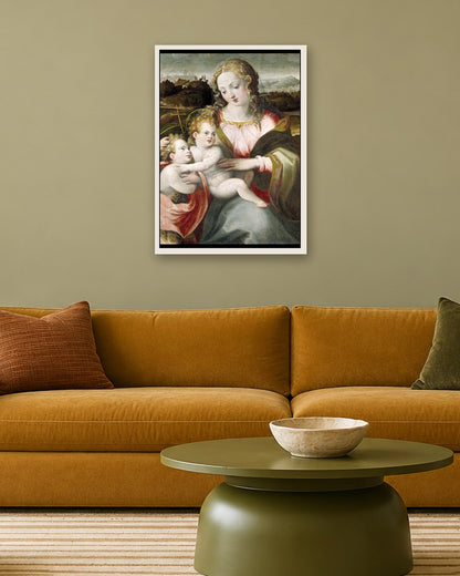 Renaissance Masters - Renaissance Masterpiece No. 50 - white frame in a room