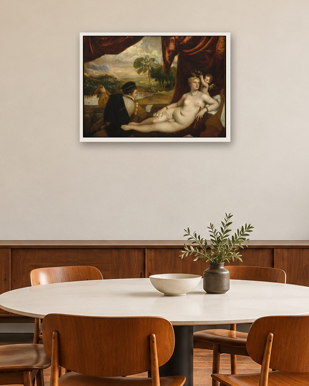 Renaissance Masters - Renaissance Masterpiece No. 116 - white frame in a room