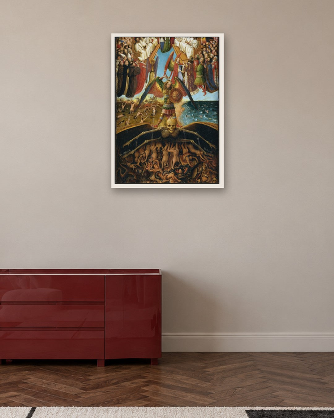 Renaissance Masters - Renaissance Masterpiece No. 38 - white frame in a room