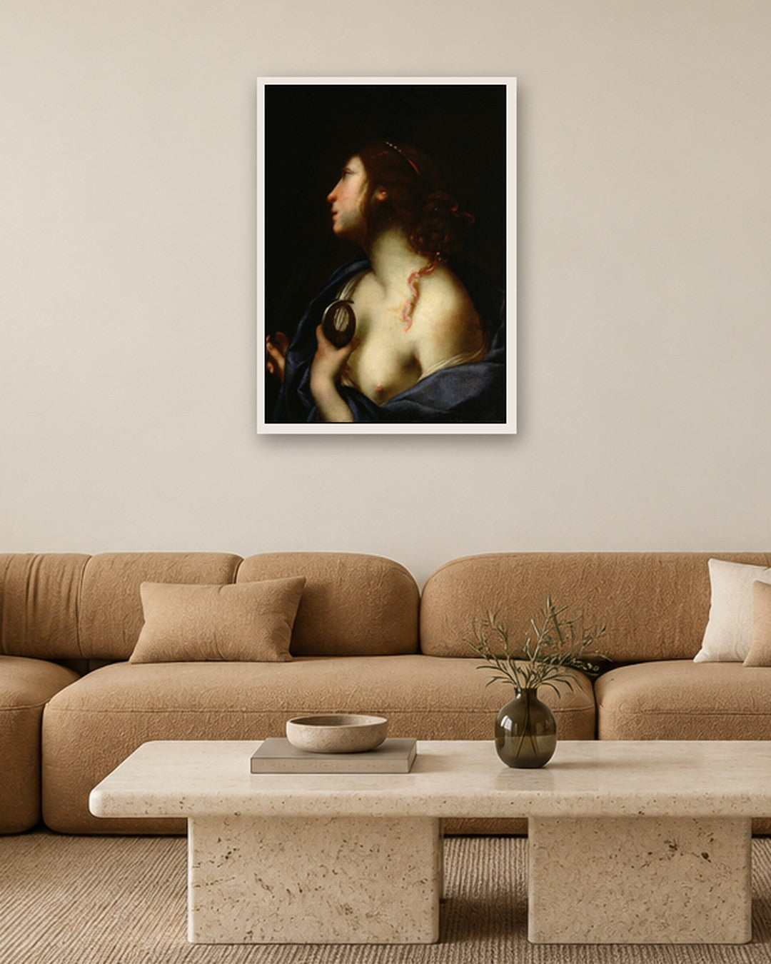 Renaissance Masters - Renaissance Masterpiece No. 45 - white frame in a room
