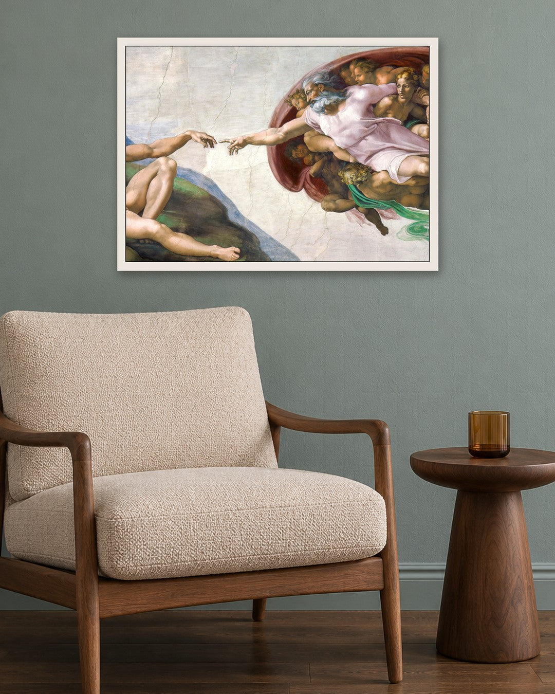 Renaissance Masters - Renaissance Masterpiece No. 295 - white frame in a room