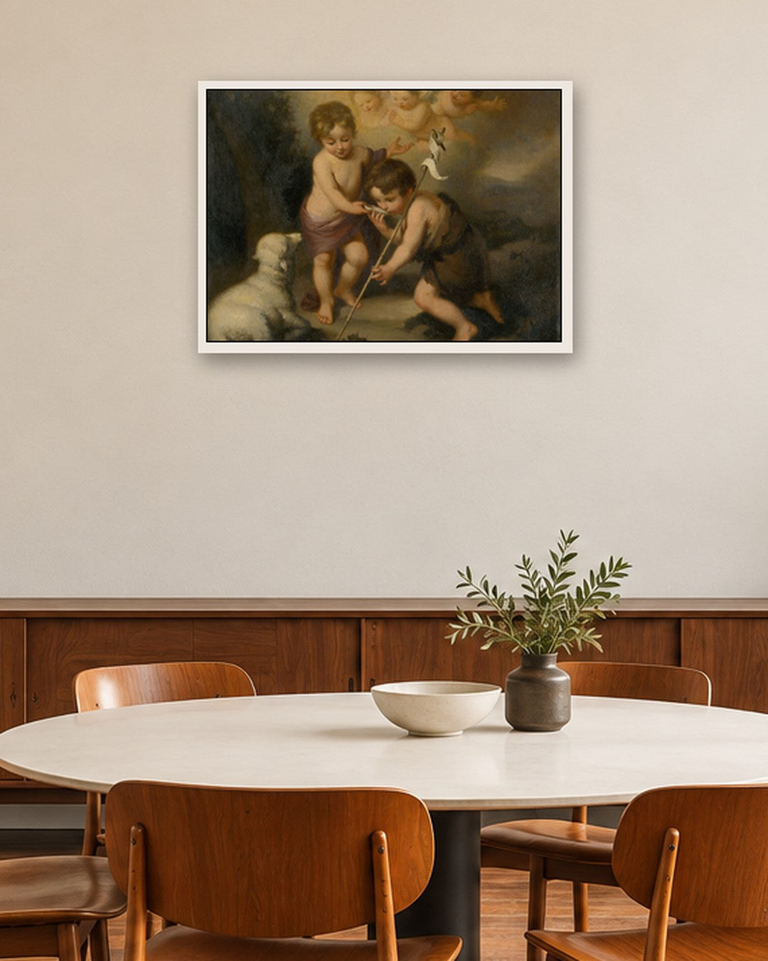 Renaissance Masters - Renaissance Masterpiece No. 198 - white frame in a room