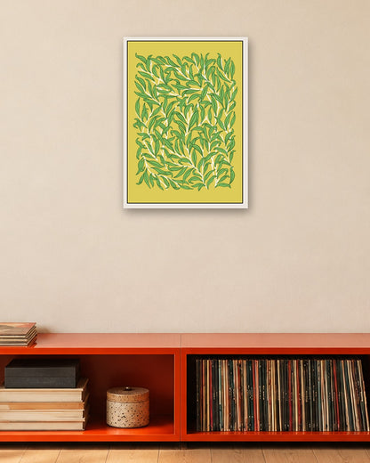 SENT Studio - Flower Poster No. 6 - white frame in a room
