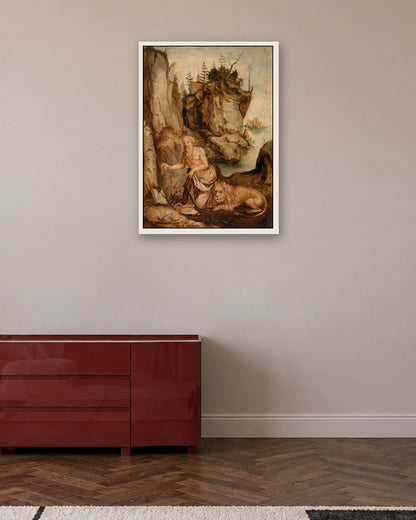 Renaissance Masters - Renaissance Masterpiece No. 124 - white frame in a room