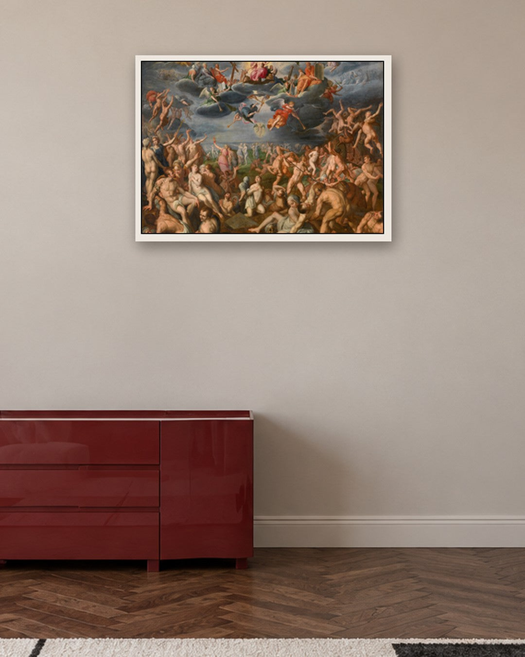 Renaissance Masters - Renaissance Masterpiece No. 390 - white frame in a room