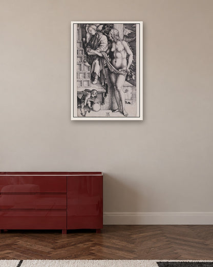 Renaissance Masters - Renaissance Masterpiece No. 121 - white frame in a room