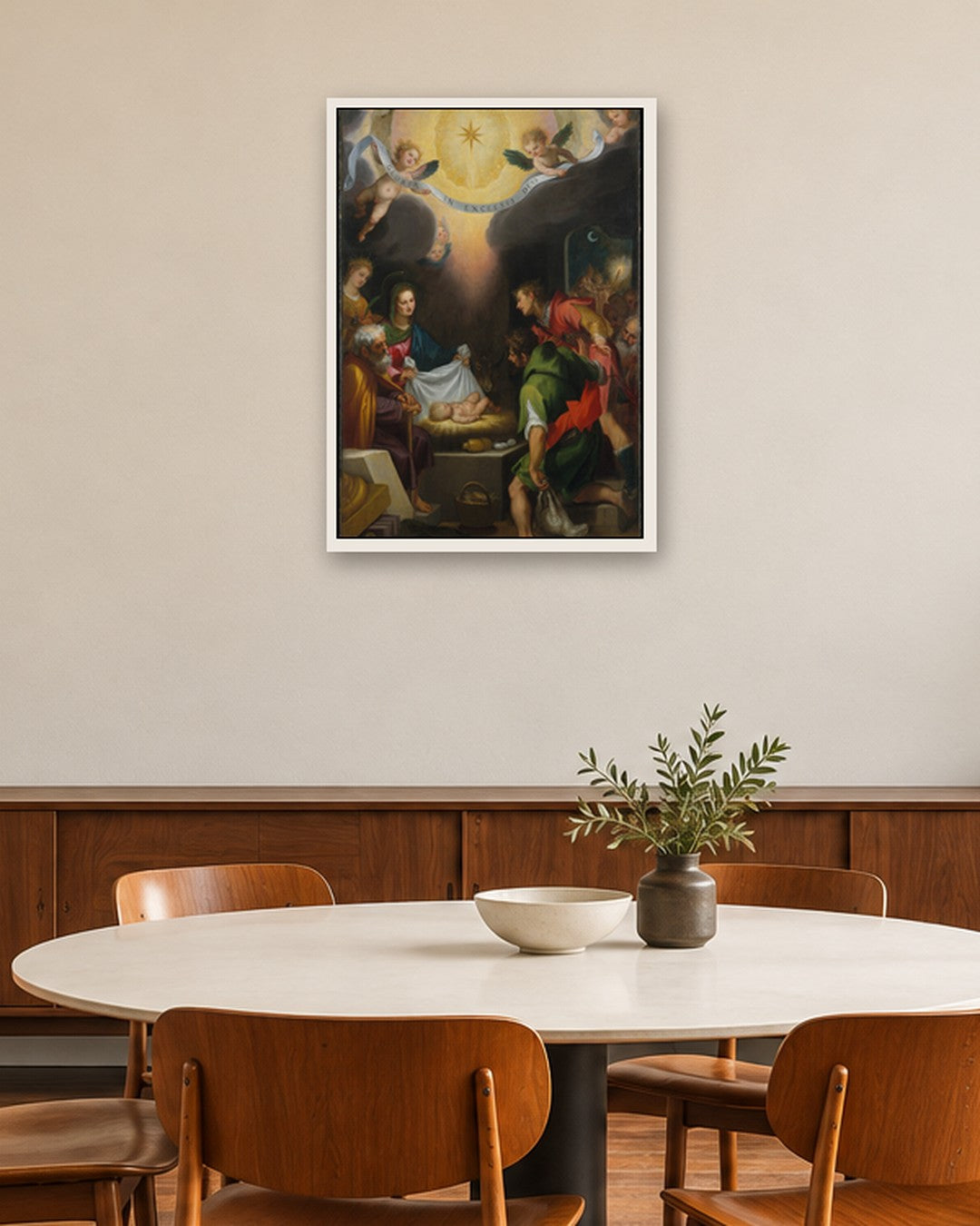 Renaissance Masters - Renaissance Masterpiece No. 171 - white frame in a room