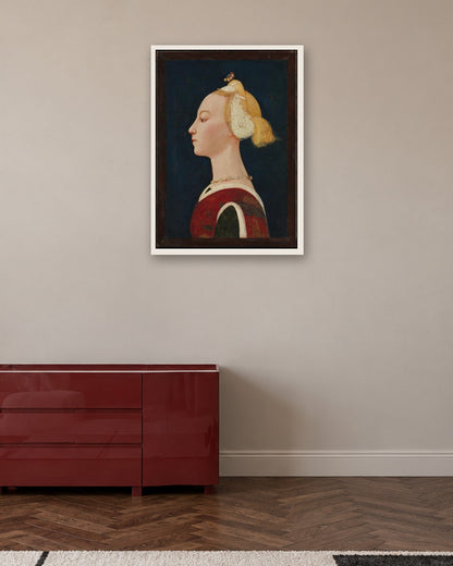 Renaissance Masters - Renaissance Masterpiece No. 150 - white frame in a room