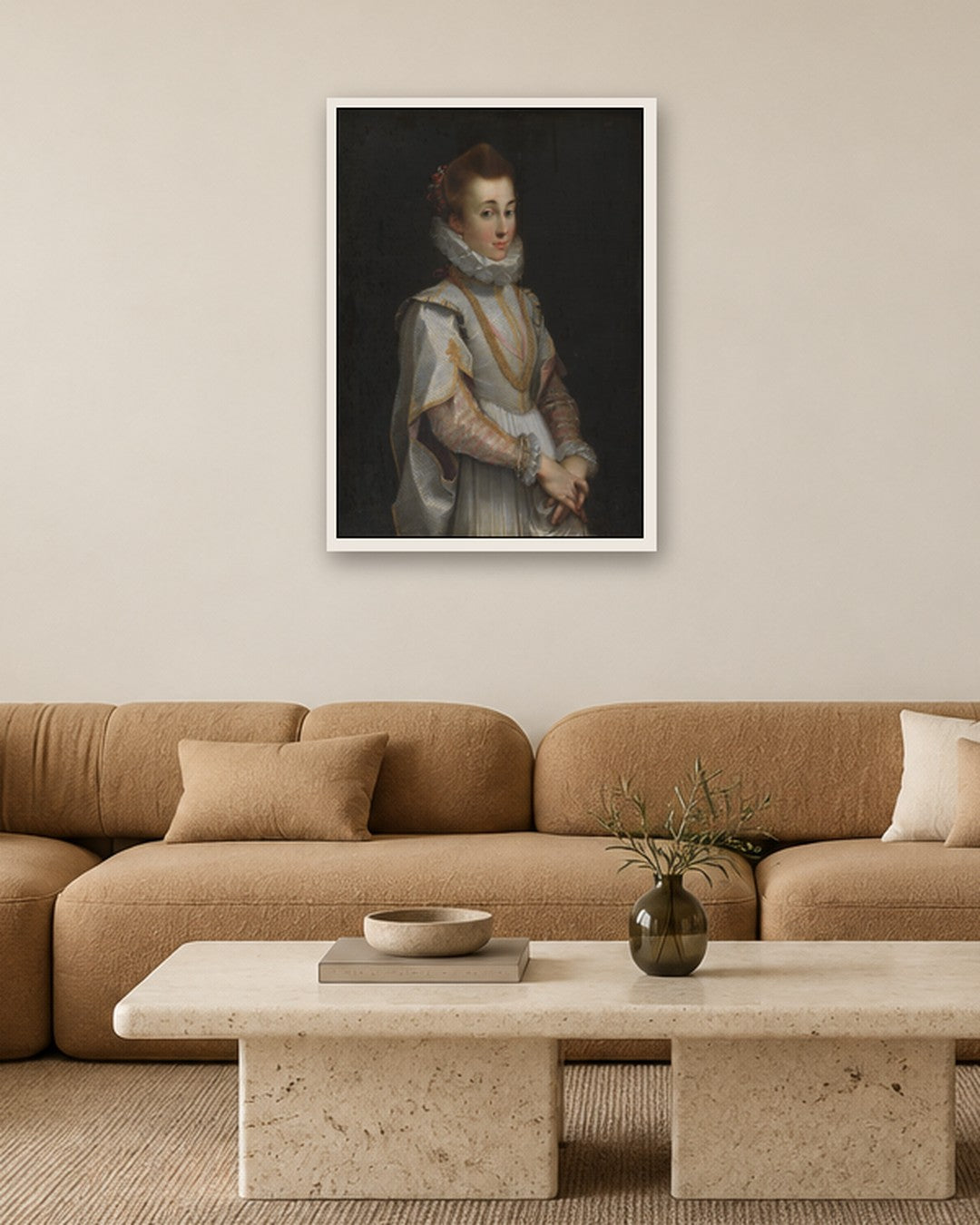 Renaissance Masters - Renaissance Masterpiece No. 189 - white frame in a room